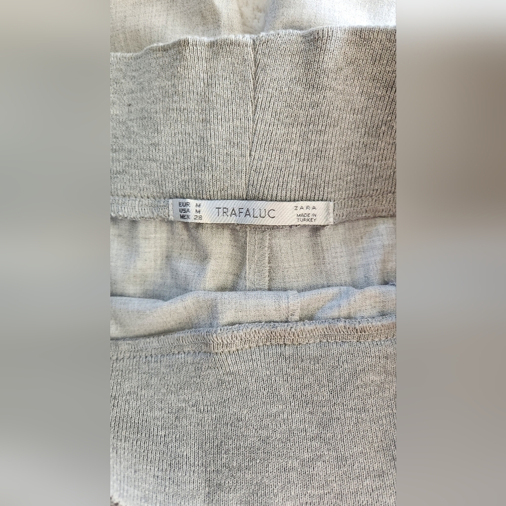 NWOT Grey Zara Trafaluc Pants size Medium - Picture 10 of 11